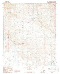 Download a high-resolution, GPS-compatible USGS topo map for Lone Star Mountain, AZ (1986 edition)
