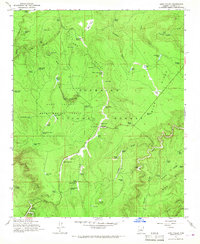 Download a high-resolution, GPS-compatible USGS topo map for Long Valley, AZ (1967 edition)