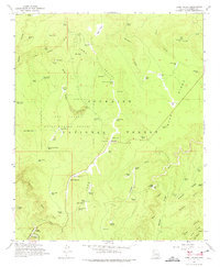 Download a high-resolution, GPS-compatible USGS topo map for Long Valley, AZ (1975 edition)