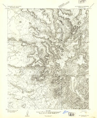 Download a high-resolution, GPS-compatible USGS topo map for Los Gigantes SE, AZ (1954 edition)
