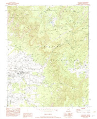 Download a high-resolution, GPS-compatible USGS topo map for Lukachukai, AZ (1982 edition)