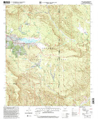 Download a high-resolution, GPS-compatible USGS topo map for Luna Lake, AZ (2000 edition)