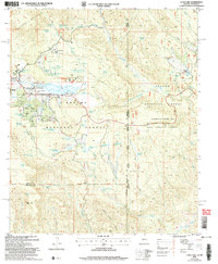 preview thumbnail of historical topo map of Apache County, AZ in 2005