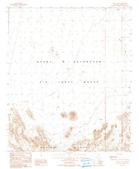 Download a high-resolution, GPS-compatible USGS topo map for Malpais Hill, AZ (1990 edition)