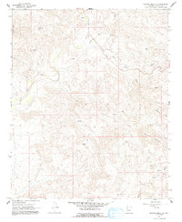 Download a high-resolution, GPS-compatible USGS topo map for Malpais Mesa NE, AZ (1991 edition)