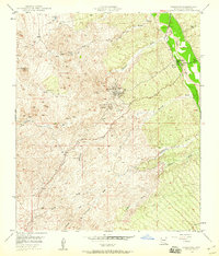 Download a high-resolution, GPS-compatible USGS topo map for Mammoth, AZ (1960 edition)
