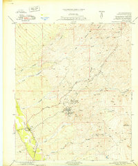Download a high-resolution, GPS-compatible USGS topo map for Mammoth, AZ (1949 edition)