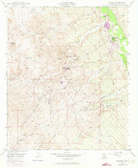 Download a high-resolution, GPS-compatible USGS topo map for Mammoth, AZ (1973 edition)