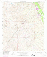 Download a high-resolution, GPS-compatible USGS topo map for Mammoth, AZ (1981 edition)