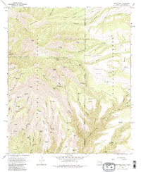 Download a high-resolution, GPS-compatible USGS topo map for Maple Peak, AZ (1985 edition)