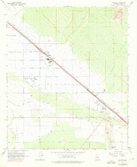 Download a high-resolution, GPS-compatible USGS topo map for Marana, AZ (1976 edition)
