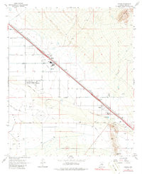 Download a high-resolution, GPS-compatible USGS topo map for Marana, AZ (1986 edition)