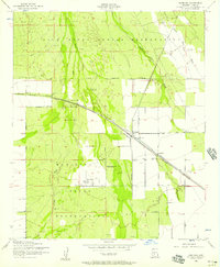 1952 Map of Ak-Chin Village, AZ, 1957 Print