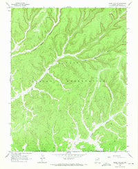 Download a high-resolution, GPS-compatible USGS topo map for Marsh Pass SE, AZ (1972 edition)