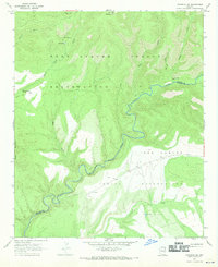 Download a high-resolution, GPS-compatible USGS topo map for Maverick SW, AZ (1970 edition)