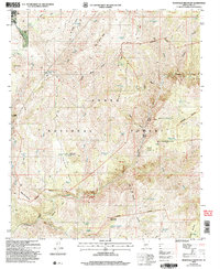 Download a high-resolution, GPS-compatible USGS topo map for McDonald Mountain, AZ (2007 edition)