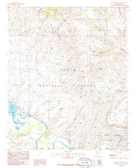 Download a high-resolution, GPS-compatible USGS topo map for Meddler Wash, AZ (1986 edition)