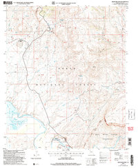 Download a high-resolution, GPS-compatible USGS topo map for Meddler Wash, AZ (2007 edition)