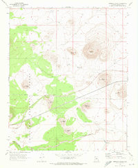Download a high-resolution, GPS-compatible USGS topo map for Merriam Crater, AZ (1972 edition)