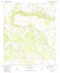 preview thumbnail of historical topo map of Apache County, AZ in 1971
