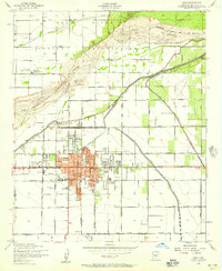 Download a high-resolution, GPS-compatible USGS topo map for Mesa, AZ (1957 edition)