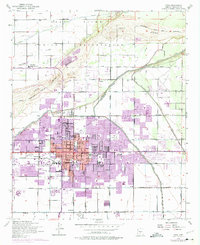 Download a high-resolution, GPS-compatible USGS topo map for Mesa, AZ (1975 edition)