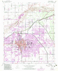 Download a high-resolution, GPS-compatible USGS topo map for Mesa, AZ (1983 edition)