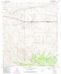 Download a high-resolution, GPS-compatible USGS topo map for Mescal, AZ (1984 edition)