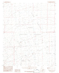 preview thumbnail of historical topo map of Yuma County, AZ in 1986