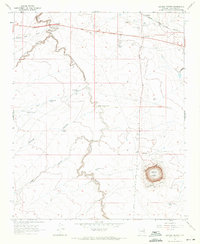 Download a high-resolution, GPS-compatible USGS topo map for Meteor Crater, AZ (1971 edition)