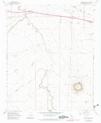 preview thumbnail of historical topo map of Coconino County, AZ in 1968