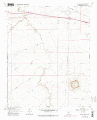Download a high-resolution, GPS-compatible USGS topo map for Meteor Crater, AZ (1983 edition)