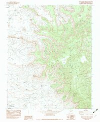 Download a high-resolution, GPS-compatible USGS topo map for Mexican Cry Mesa, AZ (1983 edition)