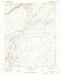 Download a high-resolution, GPS-compatible USGS topo map for Mexican Water, AZ (1971 edition)