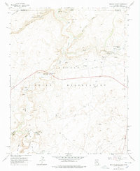 preview thumbnail of historical topo map of Apache County, AZ in 1968