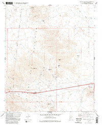 Download a high-resolution, GPS-compatible USGS topo map for Middle Camp Mtn, AZ (1992 edition)