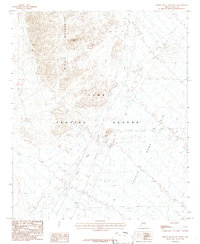 Download a high-resolution, GPS-compatible USGS topo map for Middle Mountains South, AZ (1986 edition)