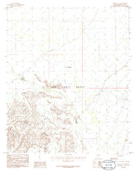 Download a high-resolution, GPS-compatible USGS topo map for Midway NW, AZ (1986 edition)