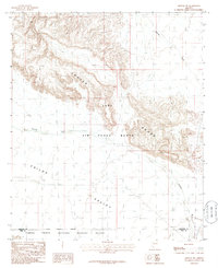 Download a high-resolution, GPS-compatible USGS topo map for Midway SW, AZ (1986 edition)