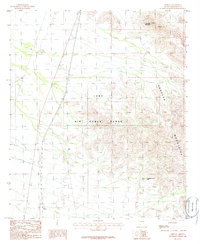 Download a high-resolution, GPS-compatible USGS topo map for Midway, AZ (1986 edition)
