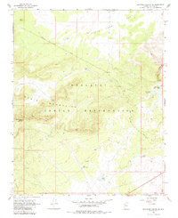 Download a high-resolution, GPS-compatible USGS topo map for Milkweed Canyon SE, AZ (1984 edition)