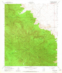 Download a high-resolution, GPS-compatible USGS topo map for Miller Peak, AZ (1965 edition)