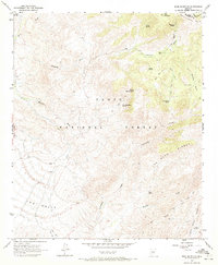 Download a high-resolution, GPS-compatible USGS topo map for Mine Mountain, AZ (1972 edition)