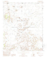 Download a high-resolution, GPS-compatible USGS topo map for Mitten Buttes, AZ (1988 edition)
