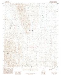 Download a high-resolution, GPS-compatible USGS topo map for Mohave Peak, AZ (1986 edition)