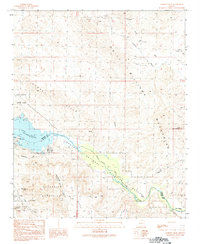 preview thumbnail of historical topo map of Mohave County, AZ in 1990