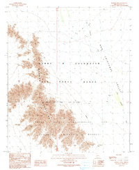 Download a high-resolution, GPS-compatible USGS topo map for Monreal Well, AZ (1990 edition)