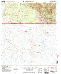 preview thumbnail of historical topo map of Cochise County, AZ in 2004