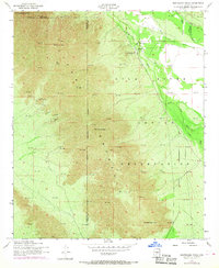 Download a high-resolution, GPS-compatible USGS topo map for Montezuma Peak, AZ (1968 edition)
