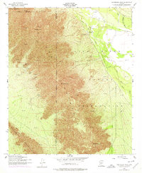 Download a high-resolution, GPS-compatible USGS topo map for Montezuma Peak, AZ (1978 edition)